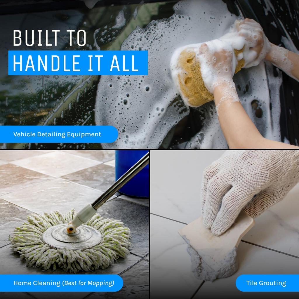 Detail Guardz DIRT LOCK Bucket Car Wash Automotive Grit Sand and Stone Filter, Anti-Scratch, Supplies, Filter, Separator, Black, Patented, DG-DL-BLK