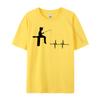 Süßes Herren T-Shirt Liebe Angeln T-Shirt Gruppen Oberteile T-Shirts Herbst Schwarzes Design Oberteil T-Shirts Für Männer T-Shirt