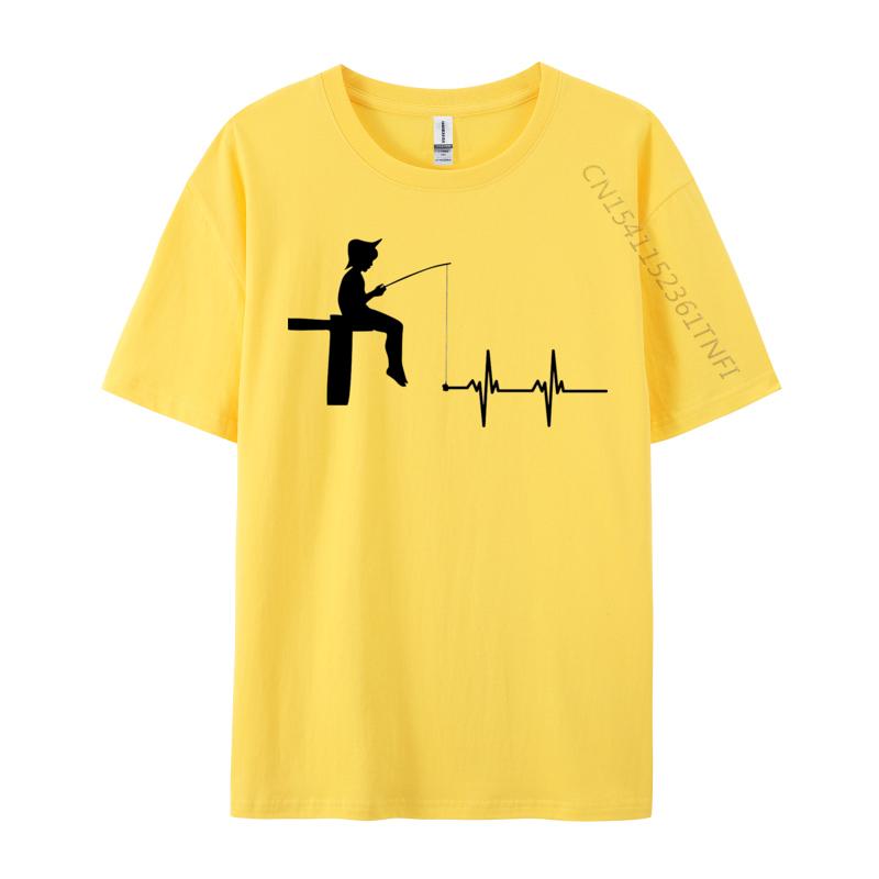 Süßes Herren T-Shirt Liebe Angeln T-Shirt Gruppen Oberteile T-Shirts Herbst Schwarzes Design Oberteil T-Shirts Für Männer T-Shirt