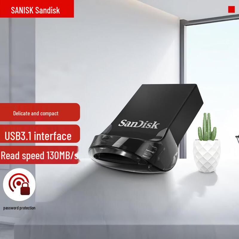 SanDisk CZ430 Ultra Fit 64GB USB 3.1 Flash Drive