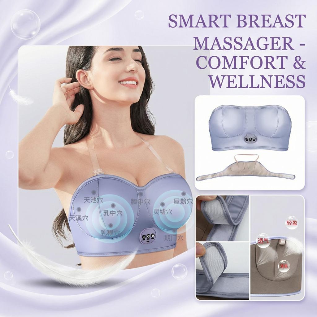 Intelligenter Brustmassager - Brustvergrößerungs-Massagegerät - Fördert das Gleichgewicht und reduziert Beschwerden