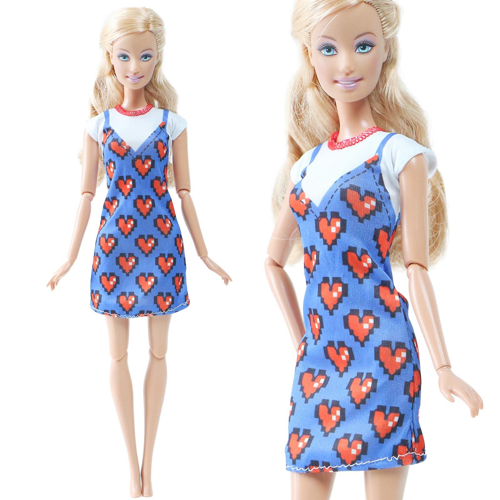 

Кукольная одежда для куклы Барби, много стилей, платье, юбка, модная одежда для куклы 1/6 11,5 дюймов, игрушка для девочки