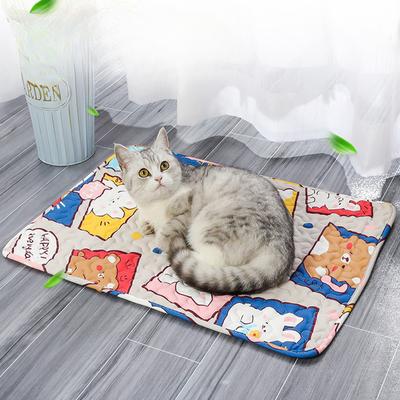 Pet Carpet  Dog Mat  Special Cotton Mat for Small and Medium-sized Dogs To Sleep On  Cat Sleeping Mat  Summer Non-slip Pet Mat