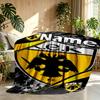 Custom Name Personalized AEK Athens FC Print Blanket, Home Decor, Bedroom, Sofa, Camping, Couch, Gifts for Birthday Christmas