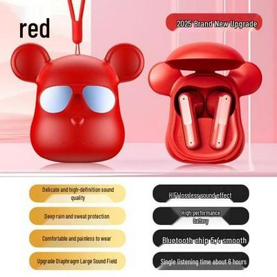 2025 Gewaltiger Bär Bluetooth-Kopfhörer: Kabellos, Mini, Hohe Qualität, Lange Akkulaufzeit, T58 Geschenk-Schmuckstück