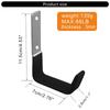 Set Of 2 Heavy Duty Hooks for Organizing Extension Cords Wall Mount Stainless Steel Hangers Garage Organization Tools