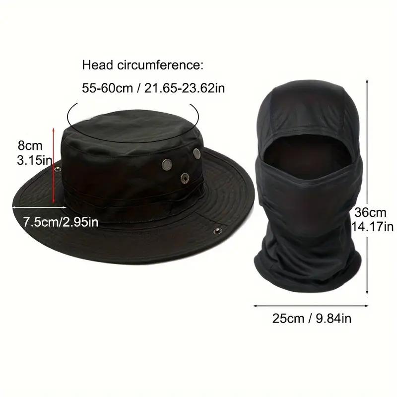 Maskovací čepice Boonie, kukla, klobouk, oblek, skládací měkký klobouk, venkovní lov, rybaření, široký klobouk, opalovací krém, čepice