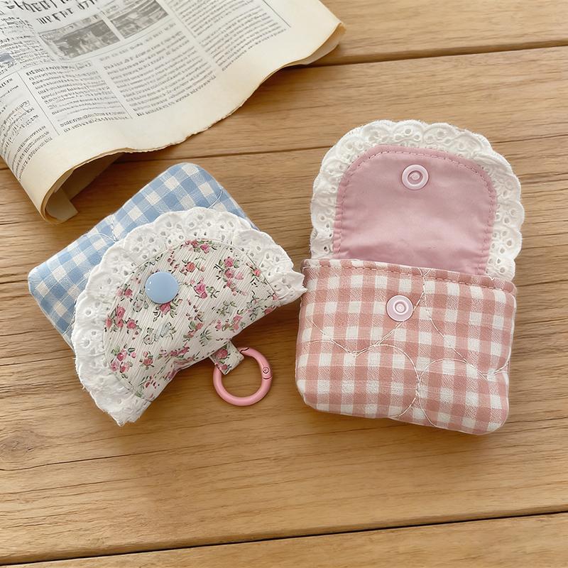 Bolsa de Armazenamento para Fones de Ouvido Mini Bolsa Estojo Protetor para Fones de Ouvido Presente para Meninas Mulheres Bolsas de Armazenamento Estéticas