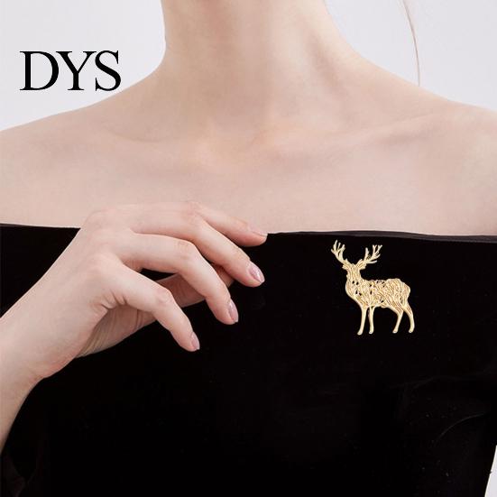 Clothes Brooch Rhinestone Flower Pin, Bow Deer Red Lip Lapel Anti-tarnish Dress Suit Hat Bag Clothing Accessories, Elegant Jewelry for Women