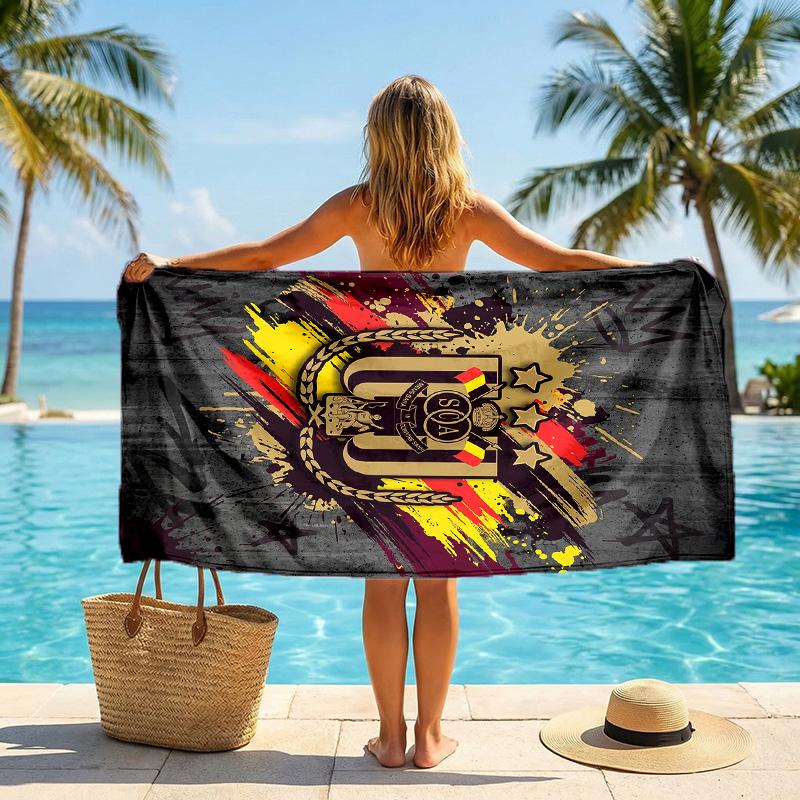 Anderlecht FC Print Quick Dry Beach Towel Microfiber Absorbent Portable Travel Swimming Towel