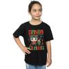 DC Comics Girls Chibi Catwoman Santa Claws Cotton T-Shirt