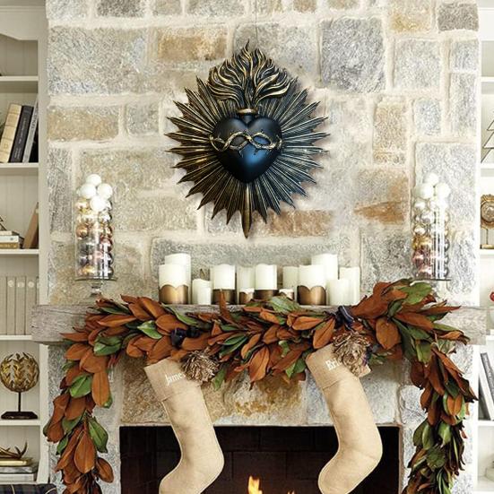 Gothic Sacred Heart Wall Decoration Home Office Living Room Wall