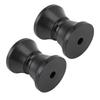 2Pcs Boat Trailer Roller 2.95 X 3.39in Nylon Anti Scratch Bow Roller Stop for Yacht Marine