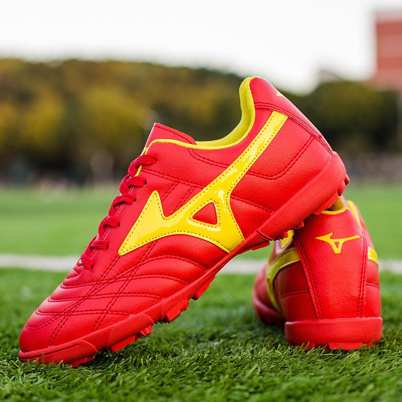Football Shoes, Broken Nails, Youth Training Shoes, Boys and Girls, Leather Feet, Children, Artificial Grass