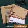 Retro Airmail Envelope & Postcard Set: Perfect for DIY Greeting Cards & Gifts