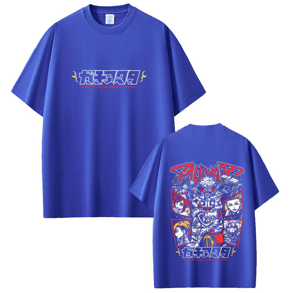 Anime Gachiakuta Ludo Merch Tshirt Unisexs Womens Casual Soft Cotton Crewneck T Shirts Unisex Cartoon Fashion Cosplay Streetwear