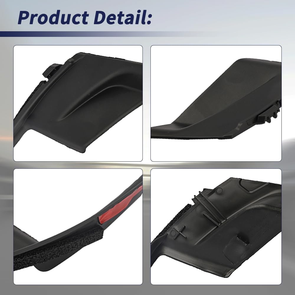 2Pcs Windshield Wiper Cowl Cover Trim 53866-08020 53867-08020 Compatible With Toyota Sienna 2011 2012 2013 2014 2015 2016 2017 2018   Wiper Cowl Trim