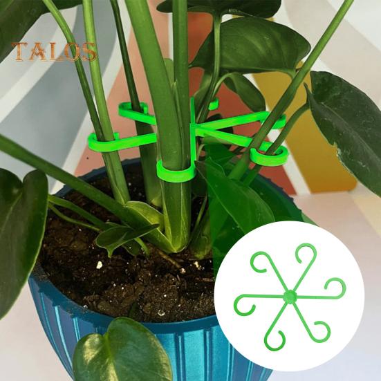 8 Pcs Plant Stem Holder Climbing Houseplant Stem Supports Reusable Flower Plant Stakes Stem Hooks Growth Accessories for Vegetables Fruits Flowers