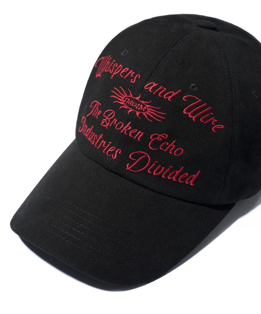 IDWS Whisper Letter Maxi Cap Black