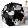 1pc Ghost Moon Automatic Open/close, All-Season Portable Folding Umbrella, Travel, Everyday, Formal Events - Compact Luxury Parasol, Outdoor Accessory