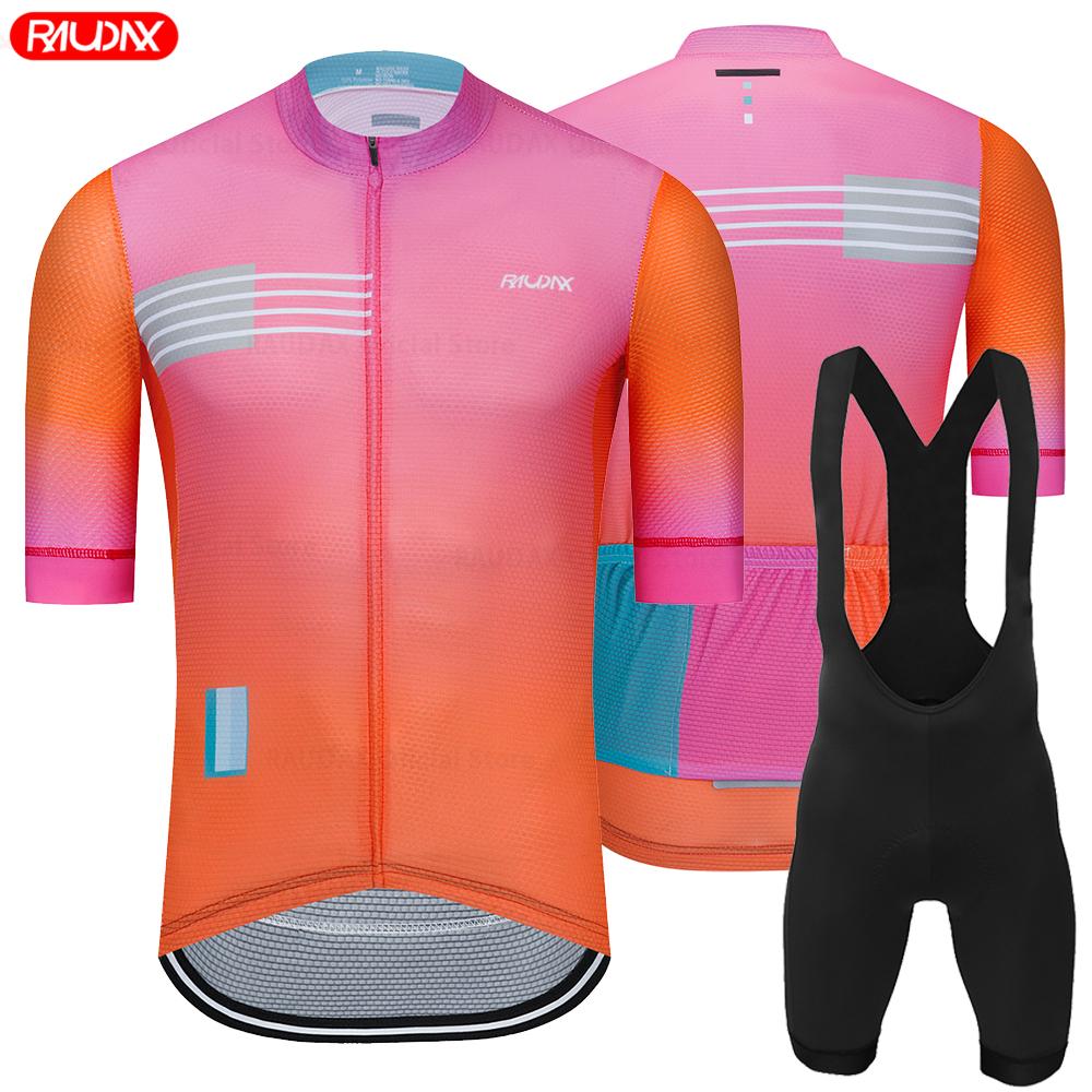 2026 Summer Breathable Cycling Suit Set Anti-UV Cycling Clothing Breathable Racing Sport Bicycle Jersey Cycling Shirts Top Jerseys