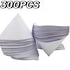 300pcs Car Disposable Paper Filter 190 Mesh Purifying Straining Cup Paint Spray Mesh Conical Nylon Micron Paper Funnel Tools
