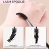 1Pcs Eyebrow Brush, Professional Dual Angled Eye Brow Brush and Spoolie Brush Eyelash Comb Eyebrow Tool (Black)
