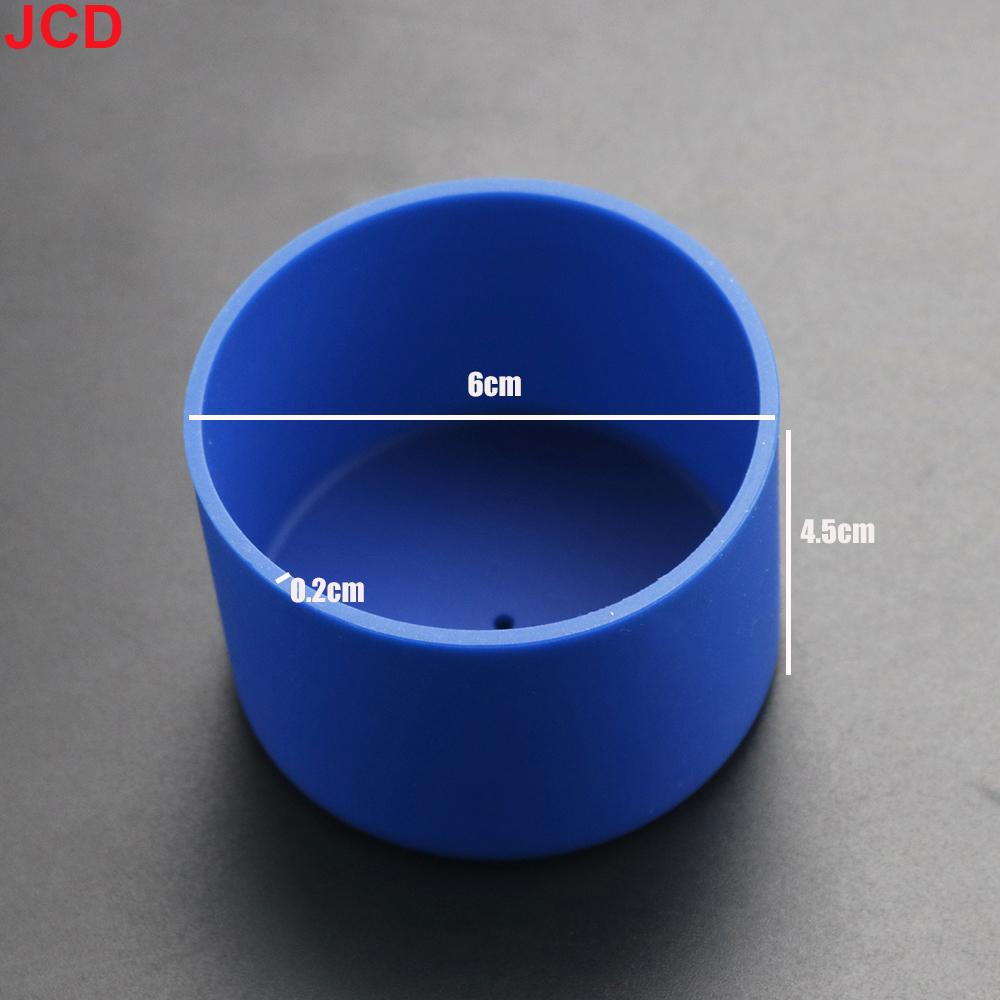 JCD 6cm Diameter Food Grade Silicone Sleeve For Glass Water BottleHeat Resistant Protective Anti-Slip Cup Silicone Belly Band