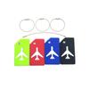 10pcs Silicone Suitcase Markers Durable Luggage Labels with Stainless Steel Loop Easy To Identify