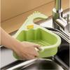 2pcs Triangular Sink Drain Basket Creative Plastic Water Filter Rack  Household
