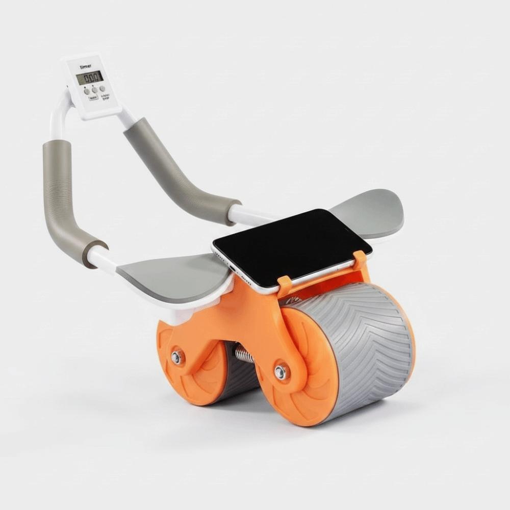 Elbow Support Ab Roller Wheel Automatic Rebound Fitness Equipment Core Strength Training