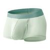 Men's Summer Thin Sexy Side Opening Ice Silk Breathable Comfortable Flat Angle Briefs