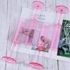 12 Pcs Pink Acrylic Champagne Flutes 6 OZ Unbreakable Tall Stemmed Glasses for Wedding Anniversary Birthday