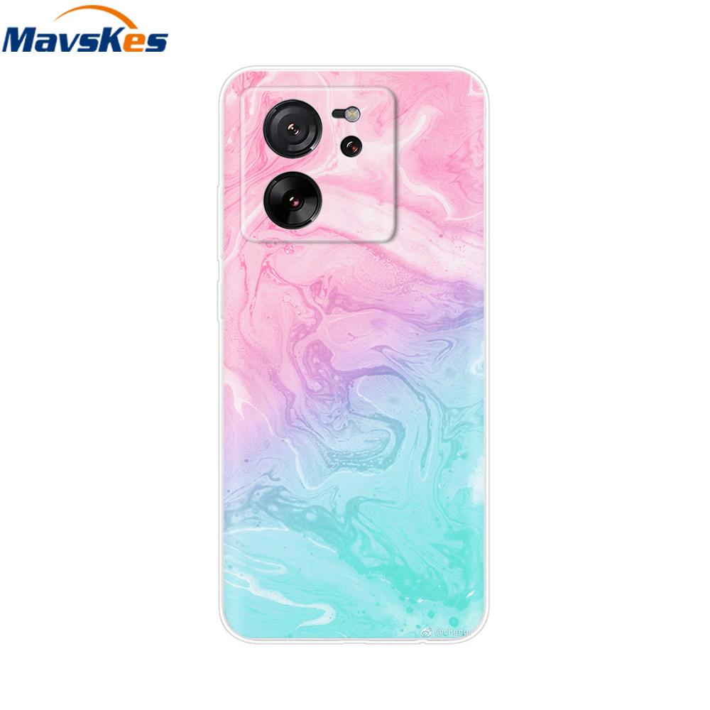 Clear Silicone Case For Xiaomi 13T Pro Back Cover For Xiaomi 13T Case Soft TPU Bumper Protective Phone Cases Mi13T Fundas Coque