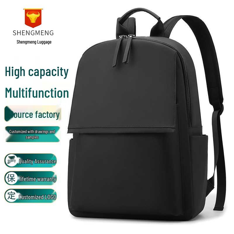 Men's Oxford Cloth Travel & Business Backpack - Lightweight, Large Capacity, Ideal for Commuting, Autumn & Winter Use