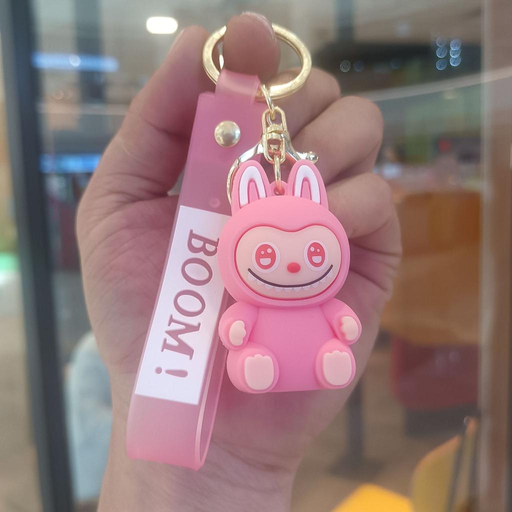 Buck Tooth Sheep Keychain Cute Cartoon Doll Schoolbag Pendant Car Key Chain Gift