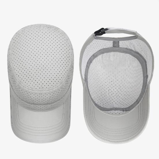 Summer Sun Hat, Flat Top Outdoor Sun Protection Hat, Quick-Drying Breathable Mesh Baseball Hat for Running Hiking Biking Fishing