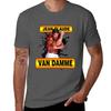 Musik Vintage Retro Van Damme Weihnachts-T-Shirt Standard Passform Einfarbiges T-Shirt T-Shirt