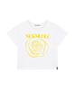 Nigaennikol Rose Signature Crop Top_White Yellow