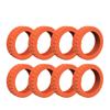 8PCS/Set Suitcase Parts Axles Travel Luggage Caster Shoes Silicone with Silent Sound Luggage Wheels Protector Reduce Noise