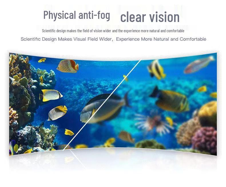 Vodotěsná celoobličejová šnorchlovací maska se suchým šnorchlem pro děti a dospělé