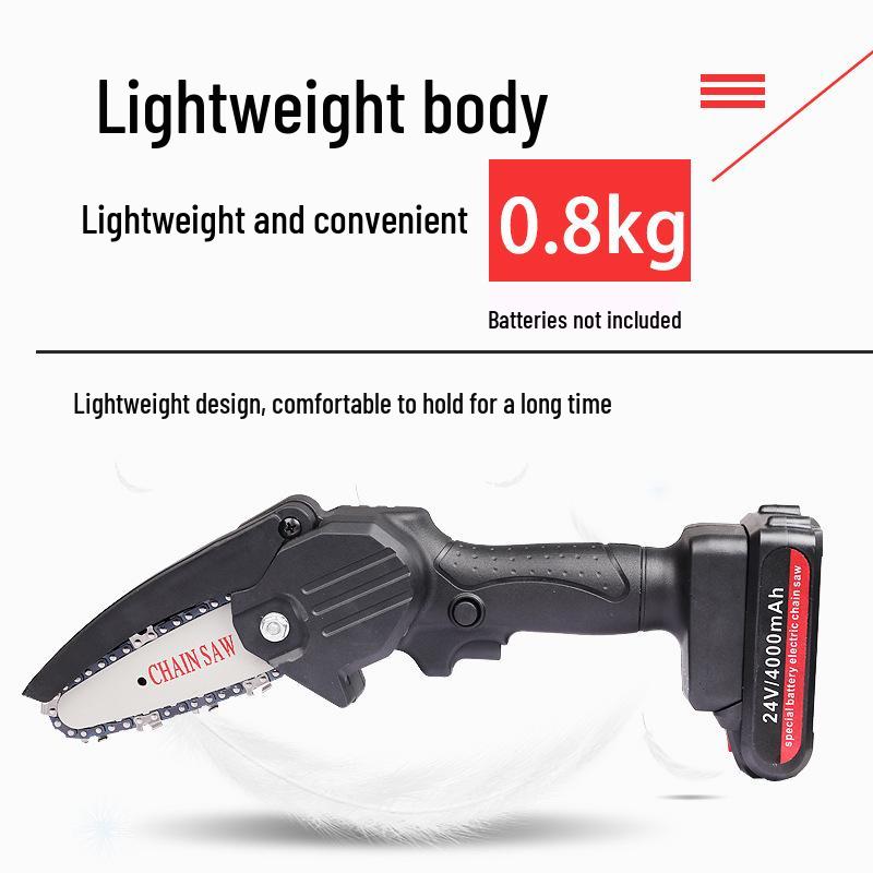 Cordless Handheld Mini Electric Chainsaw for Woodworking & Gardening