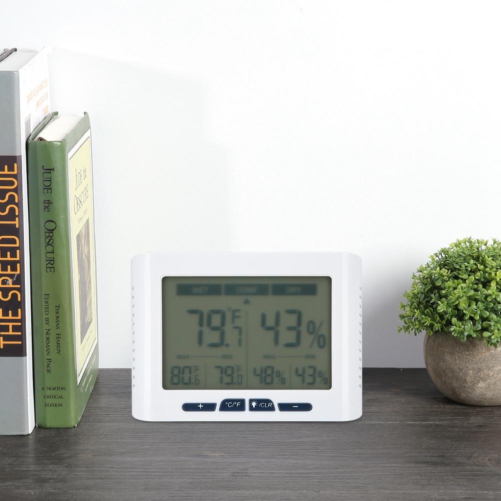 Household Electronic Thermometer Hygrometer Humidity Gauge Digital Indoor Room Temperature and Humidity Monitor