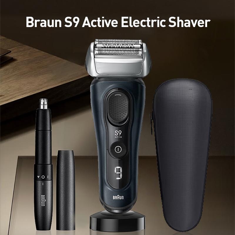 

Braun shaver & nose trimmer Series 9 9018VS Active 9018VS Shaver with Nose Hair Trimmer