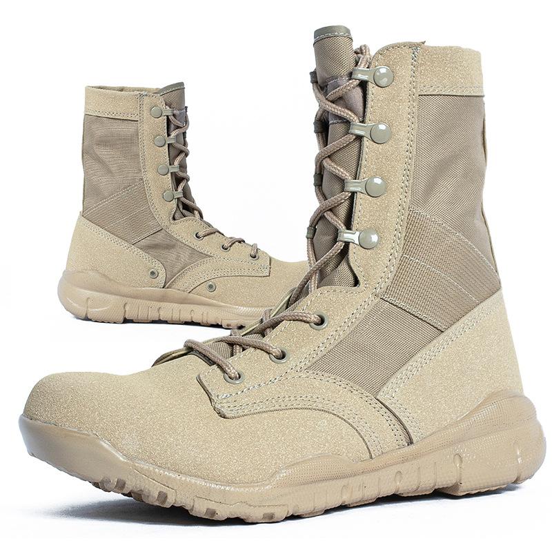 

Manufacturer s Outdoor Boots Combat Physical Training Hiking Workwear Desert Off-road 44 абрикосовий