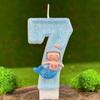 Creative Number Birthday Candle Cake Birthday Decoration Candle Handmade Party Mermaid Party Atmosphere Decoration Supplies