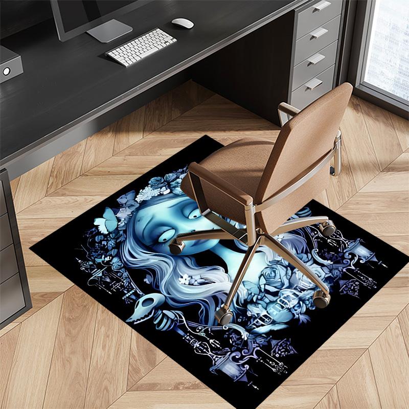 sorrow love The Corpse Bride Printed Absorbent Washable Carpet, Non-Slip Bathroom Mats, Kitchen Rugs, Yoga Mat,Living Room Entrance, Camping Picnic Ru