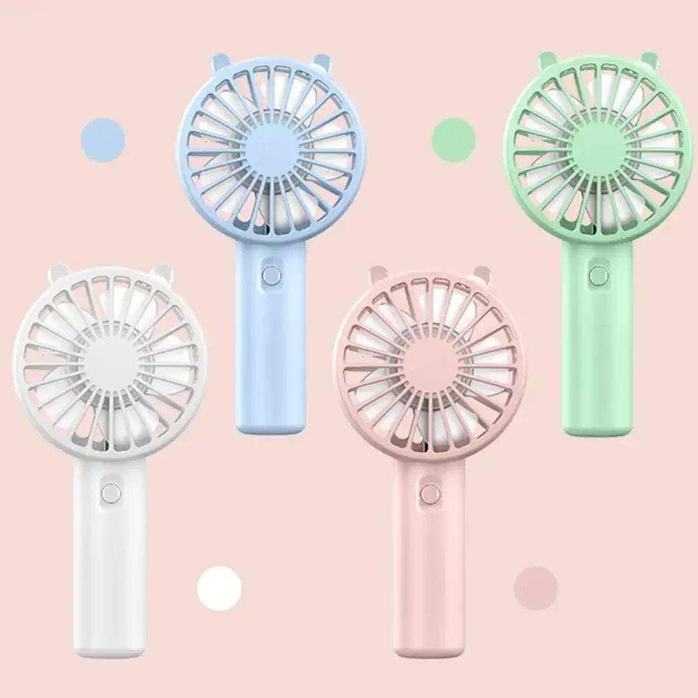 Xiaomi Ventilatore Portatile Manuale Piccolo Ventilatore Rinfrescante Ricaricabile USB Ciglia Ciglia Silenzioso Raffreddatore Ventaglio Portatile Mini USB Ricaricabile da Scrivania