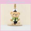 Soft And Cuddly Policeman Bear Plush Toy Keychain Ideal For Bag Decoration And Gifts