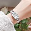 Women's Ceramic Strap Quartz Watch with Luxury Bracelet